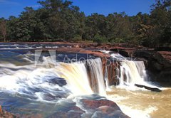 Fototapeta174 x 120  waterfall Tadtone in climate forest of Thailand, 174 x 120 cm