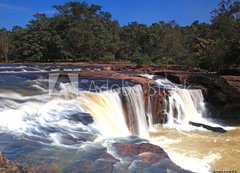 Fototapeta200 x 144  waterfall Tadtone in climate forest of Thailand, 200 x 144 cm