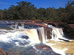 Samolepka flie 270 x 200, 28916872 - waterfall Tadtone in climate forest of Thailand