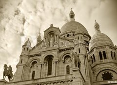Fototapeta papr 254 x 184, 29462499 - Sacre coeur at Montmartre