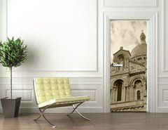 Samolepka na dvee flie 90 x 220  Sacre coeur at Montmartre, 90 x 220 cm