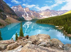 Fototapeta vliesov 270 x 200, 29497794 - moraine lake - jezero moraine