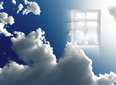 Fototapeta360 x 266  Window in sky, 360 x 266 cm