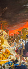 Samolepka na dvee flie 90 x 220, 297386468 - death of Pompeii, a reproduction of a painting by Karl Bryullov, the last day of Pompeii