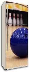 Samolepka na lednici fólie 80 x 200, 2975149 - bowling ball and pins - bowlingová koule a kolíky