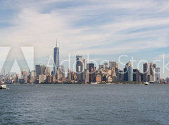 Samolepka flie 270 x 200, 298206863 - South Manhattan from a Hudson river ferry