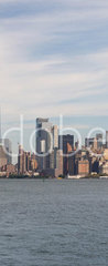 Samolepka na dvee flie 90 x 220, 298206863 - South Manhattan from a Hudson river ferry
