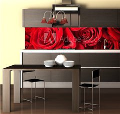Fototapeta do kuchyn flie 260 x 60  Roses Background, 260 x 60 cm