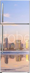 Samolepka na lednici flie 80 x 200, 300187030 - Downtown San Diego skyline in California, USA