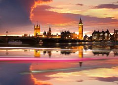 Fototapeta pltno 160 x 116, 30031688 - Big Ben in the evening, London, UK