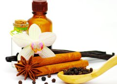 Samolepka flie 200 x 144  Cinnamon, vanilla bean and star anise, 200 x 144 cm