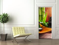Samolepka na dvee flie 90 x 220  Spa concept, 90 x 220 cm