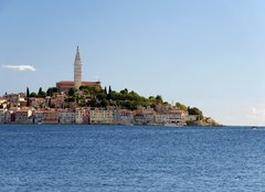 Fototapeta papr 160 x 116, 30524389 - Croatia -  Rovinj - Old city and mediterranean sea