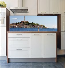 Fototapeta do kuchyn flie 180 x 60, 30524389 - Croatia -  Rovinj - Old city and mediterranean sea - Chorvatsko