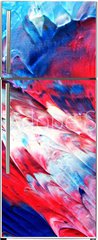 Samolepka na lednici fólie 80 x 200, 306321227 - colorful oil painting multi colors abstract background with texture. - barevné olejomalba vícebarevné abstraktní pozadí s texturou.
