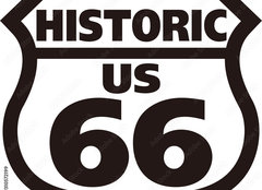 Fototapeta plátno 160 x 116, 310572199 - Route66 Historic Road - Historická silnice Route66