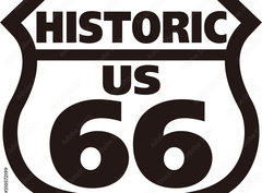 Fototapeta360 x 266  Route66 Historic Road, 360 x 266 cm