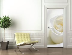 Samolepka na dvee flie 90 x 220, 31158130 - Soft white rose