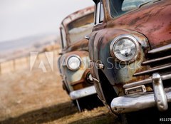 Fototapeta plátno 160 x 116, 3117112 - abandoned cars - opuštěné automobily