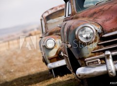 Fototapeta360 x 266  abandoned cars, 360 x 266 cm