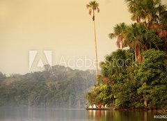 Fototapeta160 x 116  Sandoval See, Amazonas, Peru, 160 x 116 cm