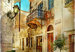 Fototapeta papr 184 x 128, 31434138 - pictorial old streets of Greece