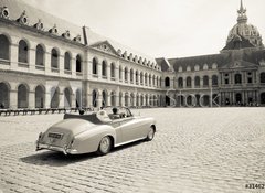 Fototapeta100 x 73  Collection car for wedding ceremony in Paris, 100 x 73 cm