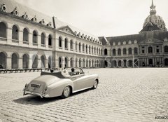 Fototapeta254 x 184  Collection car for wedding ceremony in Paris, 254 x 184 cm