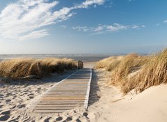 Fototapeta100 x 73  Nordsee Strand auf Langeoog, 100 x 73 cm