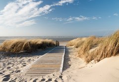 Fototapeta145 x 100  Nordsee Strand auf Langeoog, 145 x 100 cm