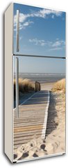 Samolepka na lednici fólie 80 x 200, 31531037 - Nordsee Strand auf Langeoog - Pláž na Severním moři na Langeoog
