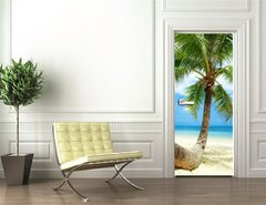 Samolepka na dvee flie 90 x 220, 3163784 - twisted palm