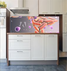 Fototapeta do kuchyn flie 180 x 60, 316394282 - Medicine Bacteria and virus Picture