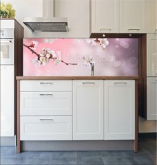 Fototapeta do kuchyn flie 180 x 60  Spring Blossom Design, 180 x 60 cm
