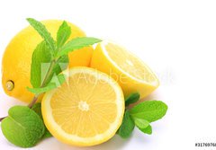 Fototapeta papr 184 x 128, 31769768 - lemon and mint