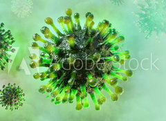 Samolepka flie 100 x 73, 318368939 - Coronavirus 2019