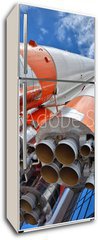 Samolepka na lednici flie 80 x 200  Russian space transport rocket, 80 x 200 cm