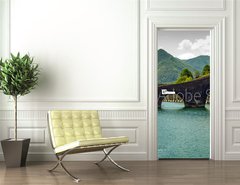 Samolepka na dveře fólie 90 x 220, 31949500 - Ponte del Diavolo Borgo a Mozzano