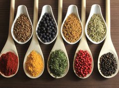 Samolepka flie 270 x 200  Spices and herbs, 270 x 200 cm