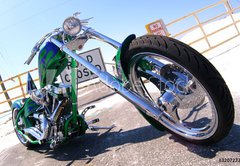 Fototapeta pltno 174 x 120, 3207273 - custom chopper