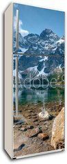 Samolepka na lednici fólie 80 x 200, 32123280 - Polish Tatra mountains Morskie Oko lake - Polské tatranské jezero Morskie Oko