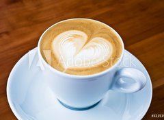 Samolepka flie 100 x 73, 32151521 - Latte Art - Herz