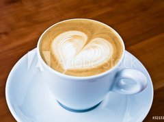 Samolepka flie 270 x 200, 32151521 - Latte Art - Herz