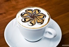 Fototapeta pltno 174 x 120, 32151552 - Latte Art - Rosette