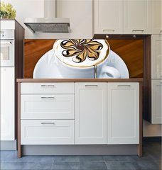 Fototapeta do kuchyn flie 180 x 60, 32151552 - Latte Art - Rosette