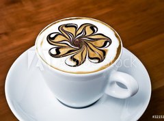 Fototapeta330 x 244  Latte Art  Rosette, 330 x 244 cm