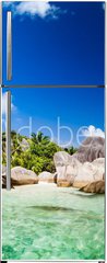 Samolepka na lednici flie 80 x 200, 32227704 - Anse Source dArgent, la Digue, Seychelles