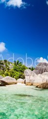 Samolepka na dvee flie 90 x 220, 32227704 - Anse Source dArgent, la Digue, Seychelles