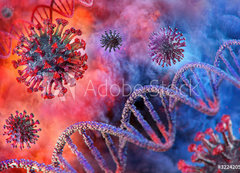 Samolepka flie 200 x 144, 322420544 - Coronavirus disease COVID