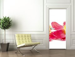 Samolepka na dvee flie 90 x 220  Orchid, 90 x 220 cm